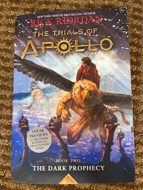📚The Trials of Apollo Book 2 The Dark Prophecy by Rick Riordan Paperback EUC!📚